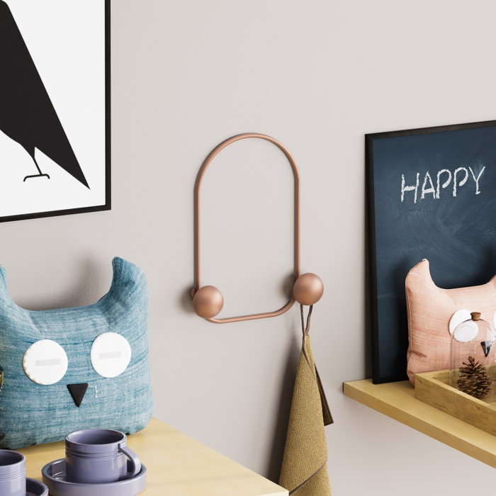Wallity Frog-C Gancho de Pared de Metal Cobre Wallity Frog-C Gancho de Pared de Metal Cobre